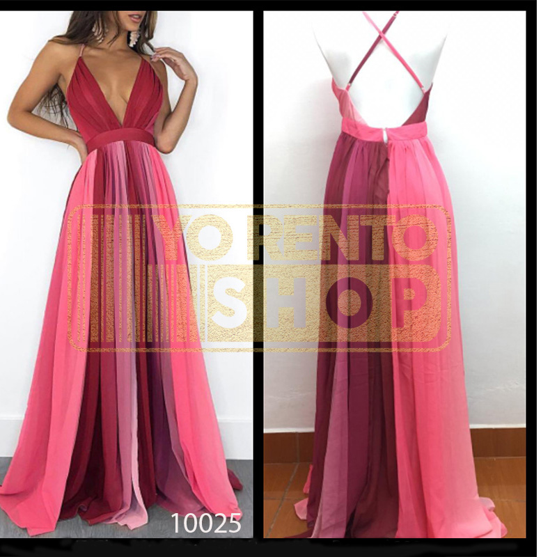 Vestido Nataly escote V falda en lineas de color YoRentoShop.com Envío a domicilio en: Aguascalientes, Baja California, Baja California Sur, Campeche, Chiapas, Chihuahua, Coahuila, Colima, Distrito Federal, Durango, Estado de México, Guanajuato, Guerrero, Hidalgo, Jalisco, Michoacán, Morelos, Nayarit, Nuevo León, Oaxaca, Puebla, Querétaro, Quintana Roo, San Luis Potosí, Sinaloa, Sonora, Tabasco, Tamaulipas, Tlaxcala, Veracruz, Yucatán. 341 413 3313