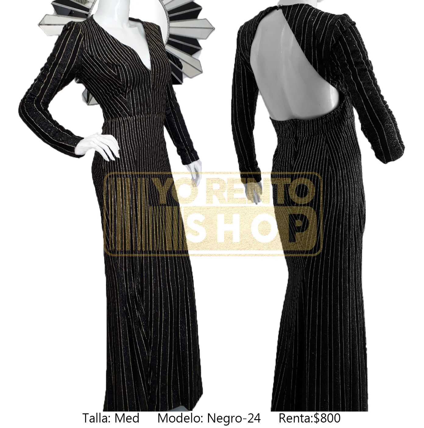 Vestido con líneas doradas YoRentoShop.com Envío a domicilio en: Aguascalientes, Baja California, Baja California Sur, Campeche, Chiapas, Chihuahua, Coahuila, Colima, Distrito Federal, Durango, Estado de México, Guanajuato, Guerrero, Hidalgo, Jalisco, Michoacán, Morelos, Nayarit, Nuevo León, Oaxaca, Puebla, Querétaro, Quintana Roo, San Luis Potosí, Sinaloa, Sonora, Tabasco, Tamaulipas, Tlaxcala, Veracruz, Yucatán. 341 413 3313